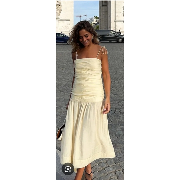 Zara Draped Midi Dress - Picture 12 of 16